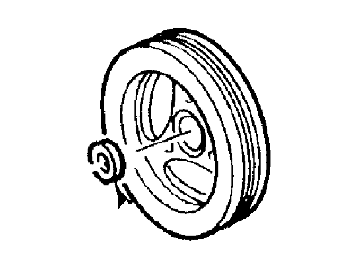 Ford E2DZ-6378-A Damper & Pulley Washer