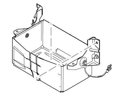 Ford 4C2Z-10769-AA Battery Tray