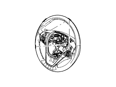 Ford DA8Z-3600-AA Steering Wheel