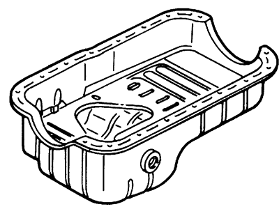 Ford F4XY6675A Oil Pan