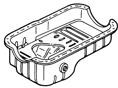 Ford F6XZ-6675-AA Oil Pan