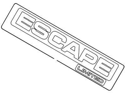 Ford 8L8Z-7842528-B Nameplate