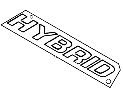 Ford 5M6Z-7842528-AA Nameplate