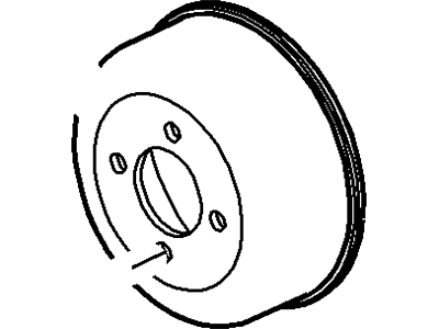 Ford F6TZ-8509-AA Pulley