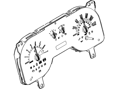 Ford 7R3Z-10849-CA Instrument Cluster