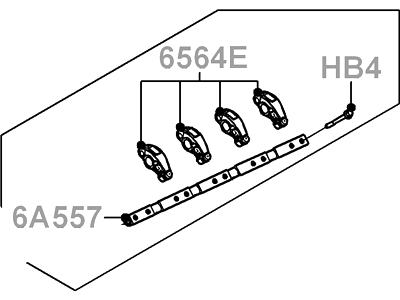 Ford AL3Z-6564-CA Rocker Shaft