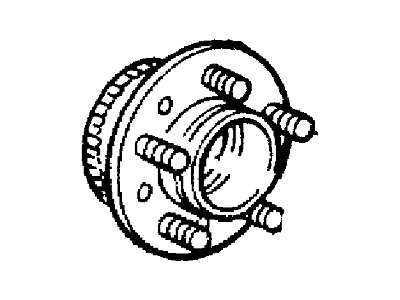 Ford F8AZ-1104-AA Hub & Bearing