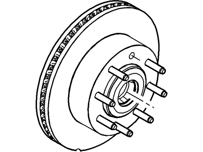 Ford 5C3Z-1102-AB Front Hub