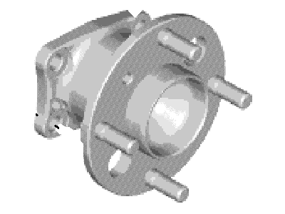 Ford DCPZ-1104-A Hub & Bearing Assembly