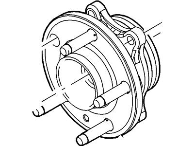 Ford BT4Z-1104-B Front Hub