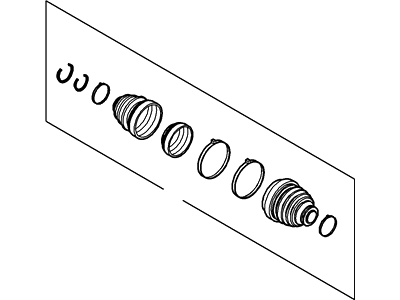 Ford 8G1Z-3A331-B Boot Kit