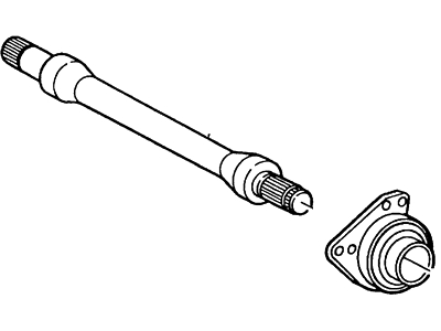 Ford F5RZ-3A329-F Center Shaft