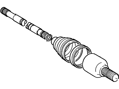 Ford F8RZ3B436AB Outer CV Joint