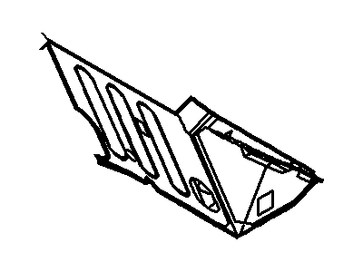 Ford 8C3Z-25000L06-A Floor Reinforcement