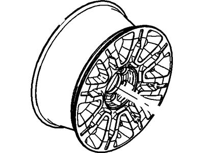 Ford 9L3Z-1007-F Wheel, Alloy