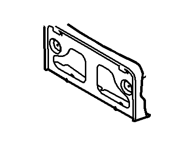Ford AG1Z-17A385-AA License Bracket