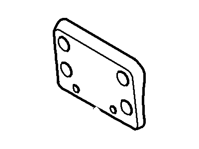 Ford 6S4Z-17A385-AA License Bracket