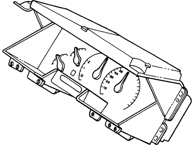 Ford XF3Z-10849-AA Cluster Assembly