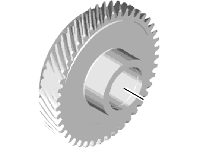 Ford AV6Z-7137-A Gear - Countershaft 3rd Speed