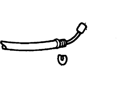 Ford F4ZZ-2A635-B Rear Cable