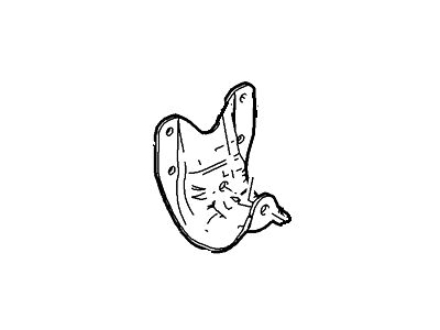 Ford DC3Z-5775-A Rear Bracket