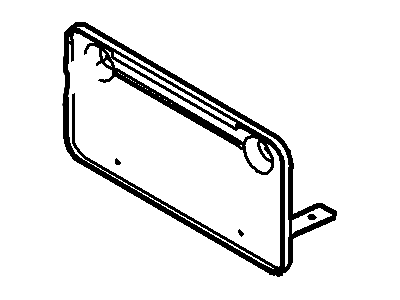 Ford F2UZ-17A385-AAA License Bracket