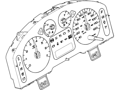 Ford 8G1Z-10849-F Instrument Cluster