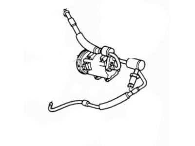 Ford BU2Z-19D734-E AC Hose