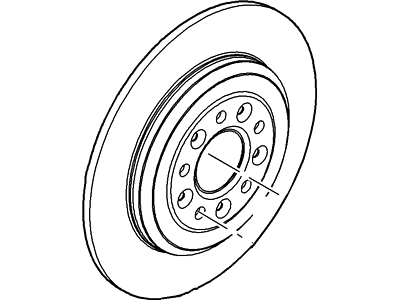 Ford 8G1Z-2C026-A Rotor Assembly - Brake