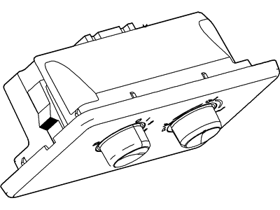 Ford 6F2Z-19980-BA AC Control Assembly