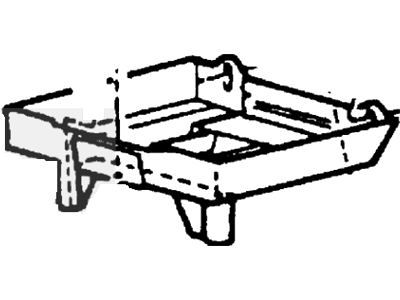 Ford F6ZZ-10732-AA Battery Tray