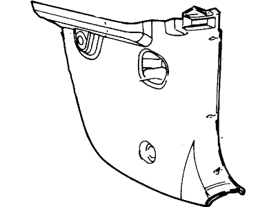 Ford YS4Z-5402344-CBA Cowl Trim