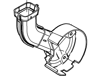 Ford 6E5Z-10C392-AA Air Duct