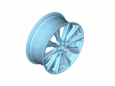 Ford GT4Z-1007-D Wheel, Alloy