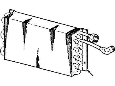 Ford E8FZ19860A Evaporator Core