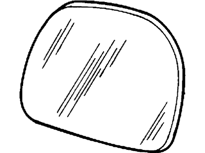 Ford YC3Z-17K707-CA Mirror Glass