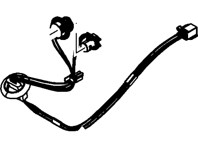 Ford DG1Z-13410-F Socket & Wire