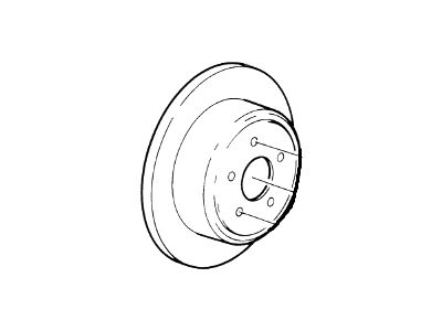 Ford F58Z-2C026-CA Rotor