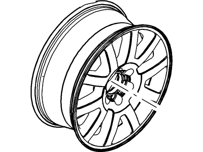 Ford 9L3Z-1007-G Wheel, Alloy
