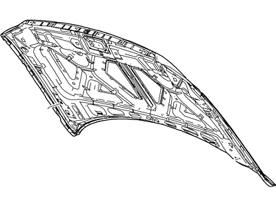 Ford 4L3Z-16612-AA Hood