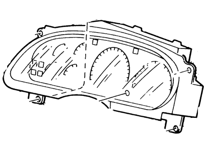Ford 4C3Z-10849-CB Instrument Cluster