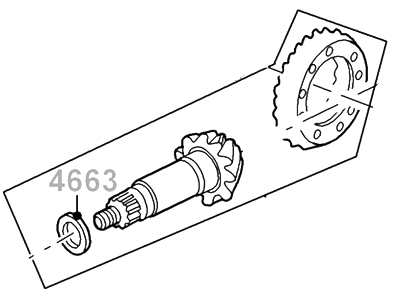 Ford CL5Z-4209-B Ring & Pinion