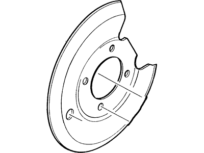 Ford XS8Z2C028AA Splash Shield