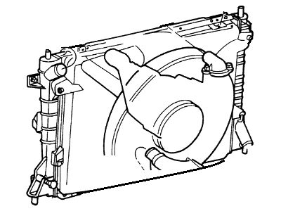 Ford H2MZ-8005-E Radiator