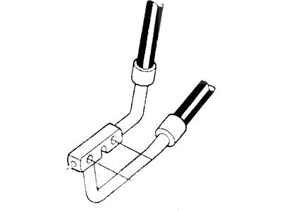 Ford F2TZ19D850E Hose & Tube Assembly