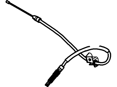 Ford 9F9Z-2A635-B Rear Cable