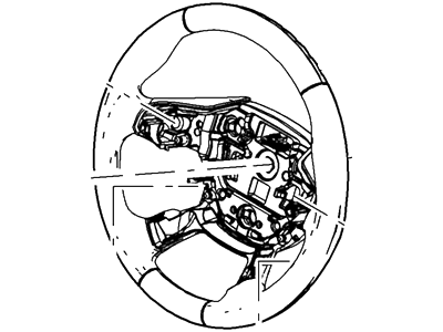 Ford EM5Z-3600-AA Steering Wheel Assembly