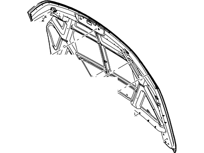 Ford 9E5Z-16612-A Hood Assembly