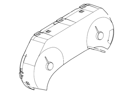 Ford XL3Z-10849-CA Instrument Cluster