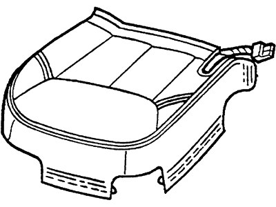 Ford F8VZ54632A22AA Seat Cushion Pad